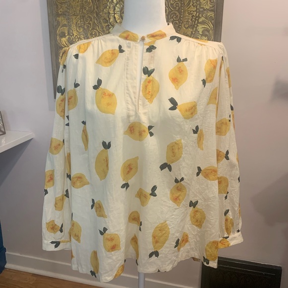 Trovata Cream and Yellow Patterned Blouse - Picture 1 of 4